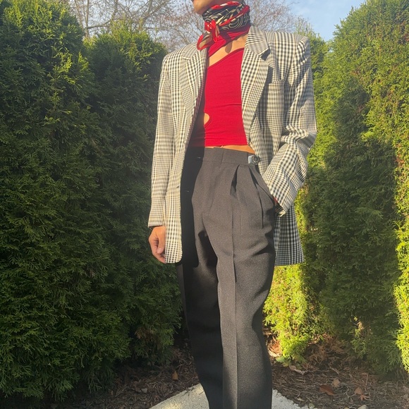 Jones New York plaid structured Blazer - Picture 3 of 7